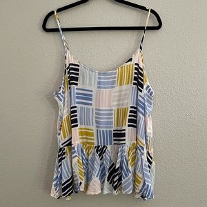 Patterned Old Navy Tank Size XXL